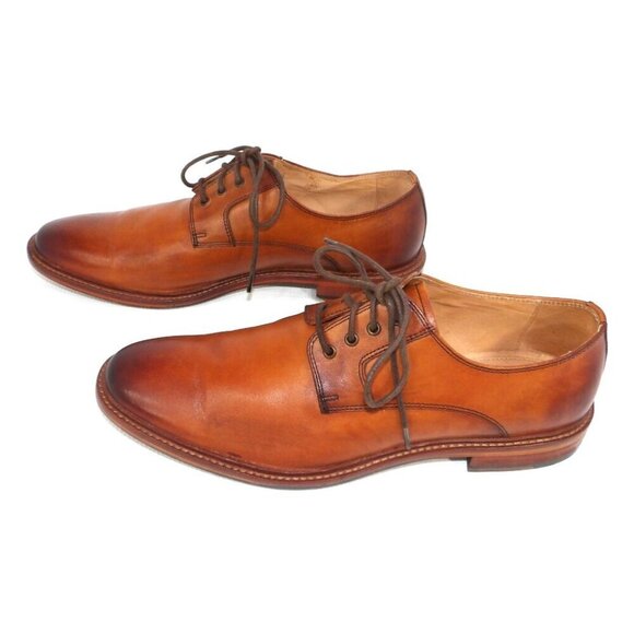 WARFIELD & GRAND Berkeley men's brown leather lace up oxford dress shoes size 10 - Picture 5 of 8